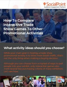 Trade show activity comparison tool