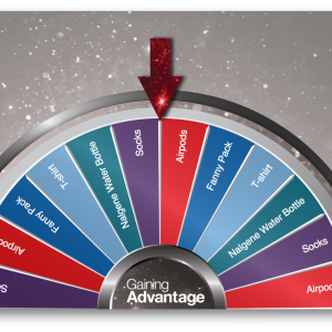 Virtual Prize Wheel for event gamification